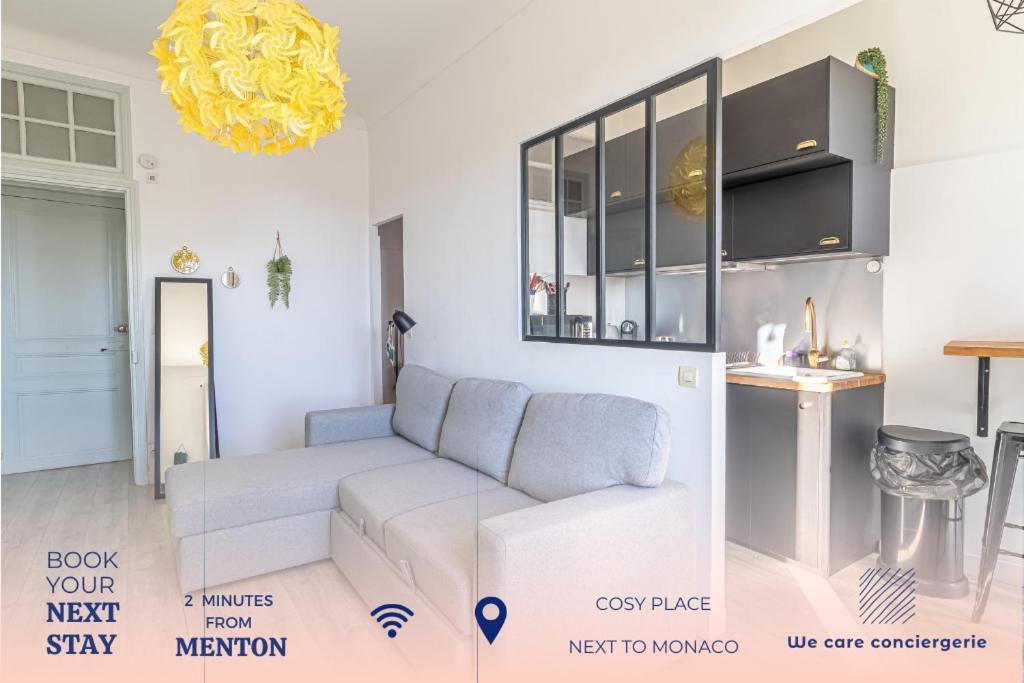 Charming Studio In The Heart Of Ментона Екстериор снимка